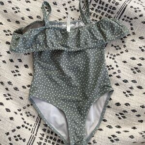 Rylee + Cru Green One Piece Swimsuit